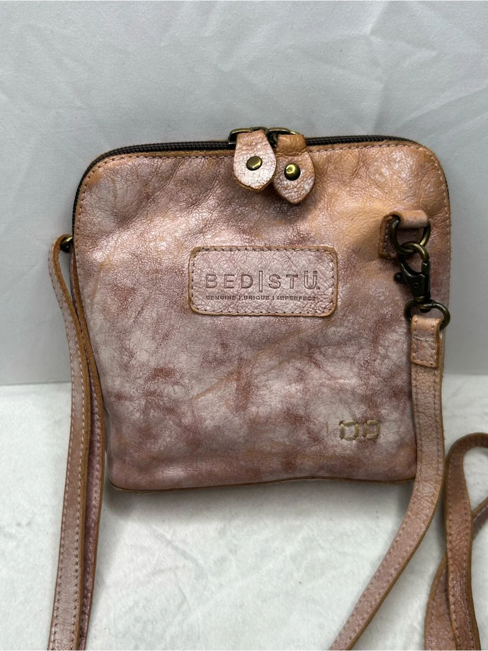 Bed Stu Leather Ventura Crossbody Bag Nectar Lux